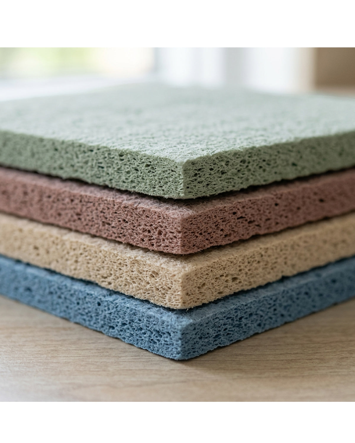 Xvzo Cellulose Sponge Cleaning Cloth Muted Colors 8 Pack - Detail view