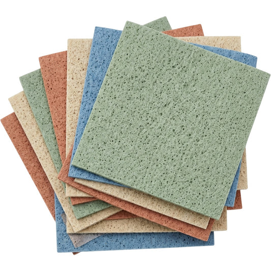 Xvzo Cellulose Sponge Cleaning Cloth Muted Colors 8 Pack - Product view