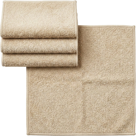 Xvzo Cotton Terry Dish Cloth Oat Beige 4 Pack - Product view