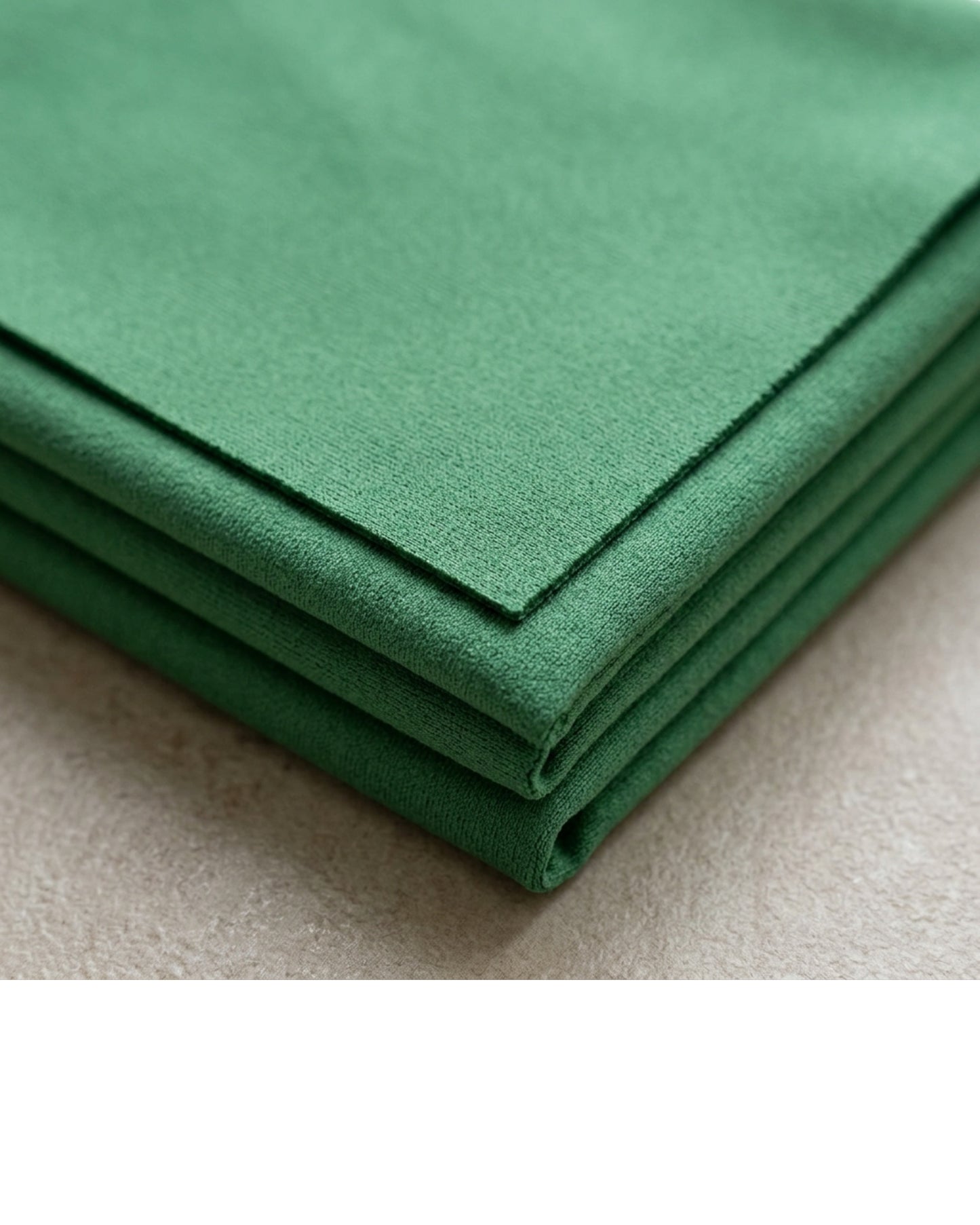 Xvzo Glass Cleaning Cloths 35 x 35 cm Green 3 Pack - Detail view
