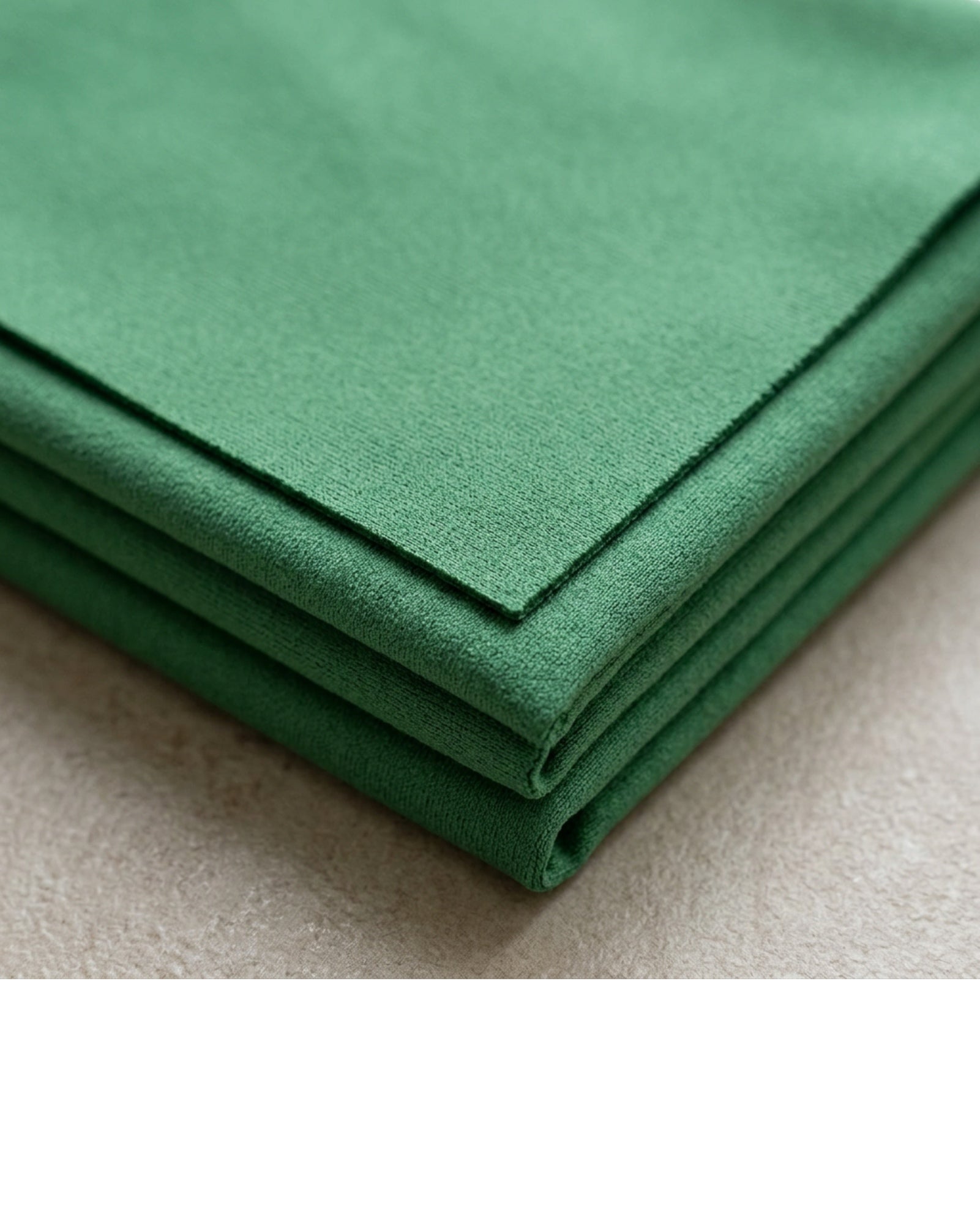 Xvzo Glass Cleaning Cloths 35 x 35 cm Green 3 Pack - Detail view