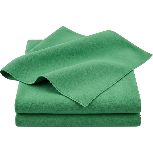Xvzo Glass Cleaning Cloths 35 x 35 cm Green 3 Pack - Product view