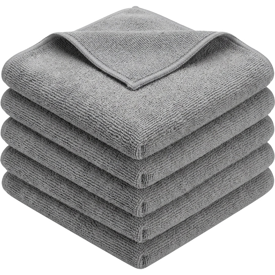 Xvzo Microfiber Cleaning Cloths 30 x 30 cm Gray 6 Pack